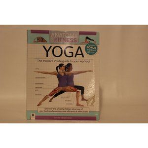 4/$20 Anatomy of Fitness Yoga Book with Fold Out Poster
